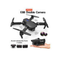 E88 Pro Drone HD Câmera Dupla Posicionamento WiFi FPV Altura Manter Profissional Quadricóptero RC