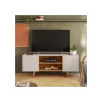 Rack Para Tv Até 55 River 2 Portas - Colibri Cor OFF WHITE MATTE / FREJO
