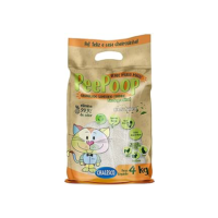 Chalesco Areia Higiênica Biodegradável PeePoop Fininho 4kg