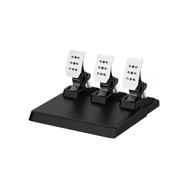 NBCP Racing Pedals,PC Gaming Steering Wheel Pedal Set | Swappable Springs,Adjustable, Durable,Compatible with PC Win11/Win10/Win7