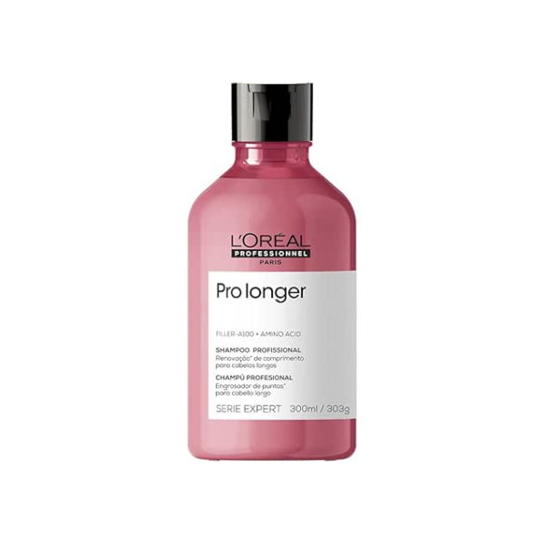 L'Oréal Professionnel Shampoo Pro Longer | Reduz a Quebra e a Aparência de Pontas Duplas | Adiciona Volume e Brilho | Para cabelos finos e com afinamento | 300ml