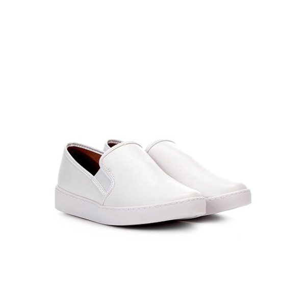 Slip On Vizzano Básico Feminino - Branco