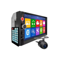Kit Central Multimídia Dvd 2 Din  Universal Mp5 Câmera De Ré Black Lançamento