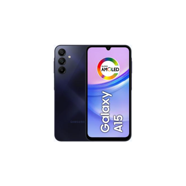 Smartphone Samsung Galaxy A15 6,5" 256GB Azul Escuro 4G 8GB RAM Câm. Tripla 50MP + Selfie 13MP 5000mAh Dual Chip