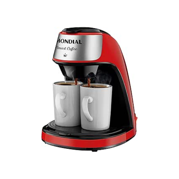 Cafeteira Elétrica Smart Coffe, Mondial, Vermelho/Inox, 500W, 110V - C-42-2X-RI