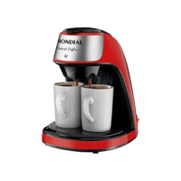 Cafeteira Elétrica Smart Coffe, Mondial, Vermelho/Inox, 500W, 110V - C-42-2X-RI