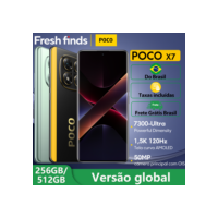 Estreia mundial poco x7 versão global smartphone dimensão 7300-ultra 6.67 "1.5k amoled display curvo 45w turbo carregamento nfc