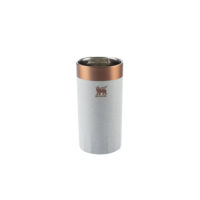 Stanley - Copo prismático isolado para cocktails, antiderrapante, para bebidas quentes ou frias, 381 ml, Ash Bronze