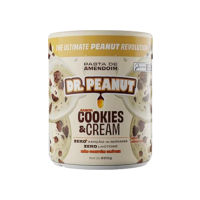 Dr Peanut Pasta De Amendoim - 600G Cookies And Cream Com Whey - Dr. Peanut