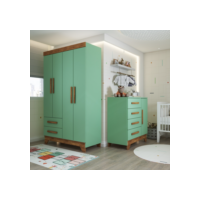 Quarto Infantil Completo Kids 5 Portas 6 Gavetas
