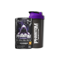Pré-Treino Phantom 300g Forged Nutrition | Creatina, Cafeína, Beta-Alanina, Taurina, Tirosina, Complexo B | Foco, Energia, Força, Resistência, Volume Muscular e Performance Avançada Frutas Amarelas