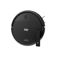 Robô Aspirador Robot W310 3 Em 1 Com Base Carregadora Wap Preto
