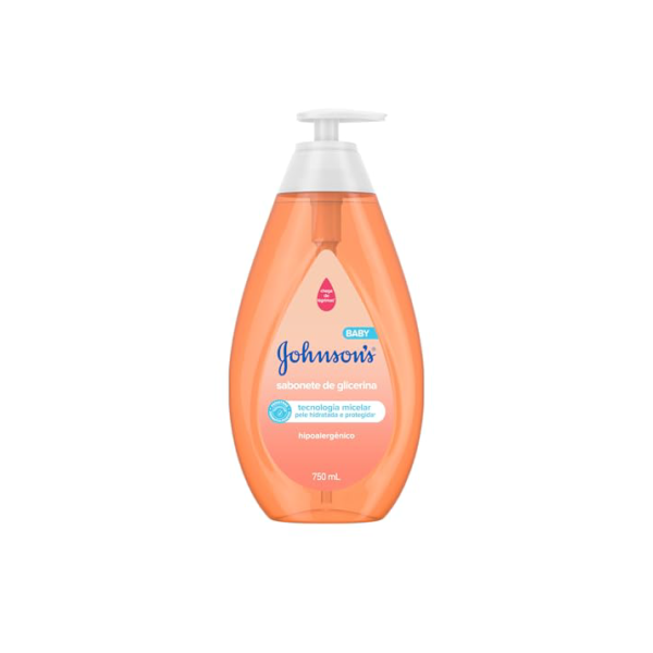 Johnson's Baby Sabonete Líquido Glicerina da Cabeça aos Pés, 750ml