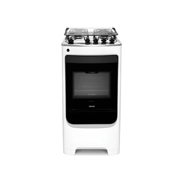 Fogão Consul 4 Bocas Branco Com Acend. Automático - Cfo4nab