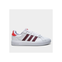 Tênis Masculino Adidas Grand Court Base - Branco+Vinho