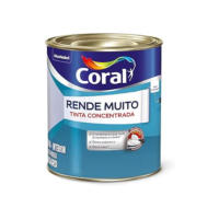 Tinta Acrílica Rende Muito Fosco Branco 900ml Coral