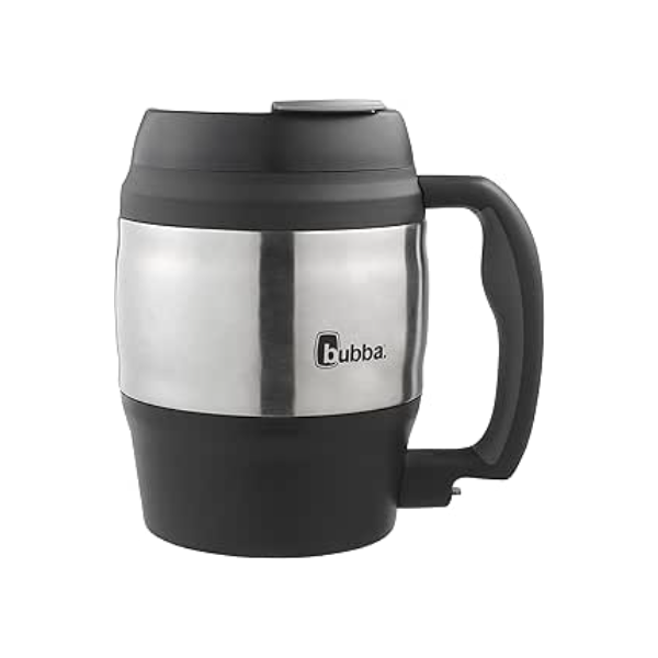 Caneca térmica Bubba Classic, 1,5 L, preto/prateado