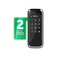 Fechadura Digital de Sobrepor Touch Screen FR 101 Preto Intelbras