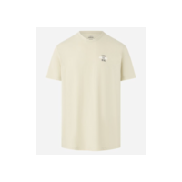 Camiseta Comfort em Algodão com Estampa Lettering Bege