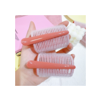 Kit 6 Bobs Grandes Cabelo Velcro Modeladores + 6 Prendedores,DIY Styling Tools tamanho unico 6.3x4cm