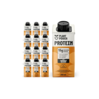 ​P​ack Plant Power Bebida Vegetal sabor Caramelo Salgado - 15g de proteína​, ​250ml​, 12 unidades