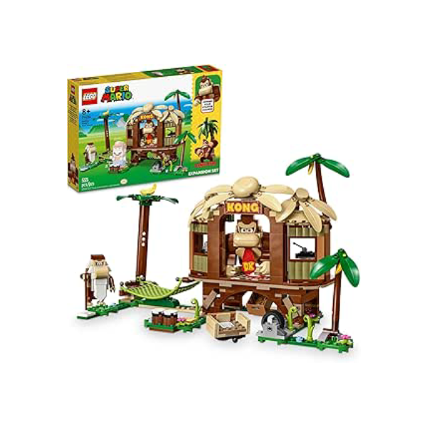 LEGO Set Super Mario 71424 Set de Expansao Casa na arvore do Donkey 555 peças