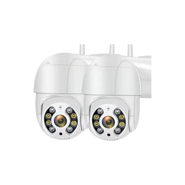 Kit 2 Camera De Segurança A8 App Yoosee Wifi Prova D'água Cor Branco Estary Shop