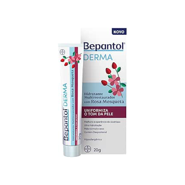 Bepantol Derma Rosa Mosqueta, 20g, Hidratante Uniformizante