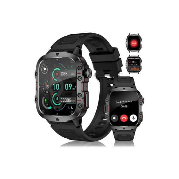 Relógio Masculina Inteligente Smartwatch Esportivo Militar