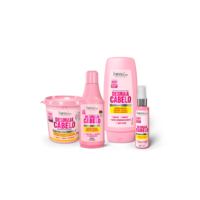 Kit Desmaia Cabelo com Shampoo, Condicionador, Máscara e Sérum