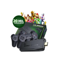 Video game Stick 4K Com 20000 Jogos  2 Controles Sem Fio Console Portatil Jogos Retro Video Game
