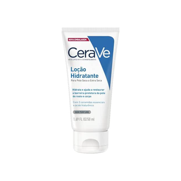 CeraVe, Loção Hidratante Corporal, com textura Fluida e Ácido Hialurônico, 50ml