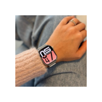Smartwatch W10 MINI 41mm Microwear original Pulseira de silicone e metálica + Case - Envio Rápido