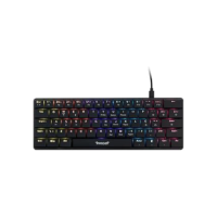 Teclado Mecânico TGT Sherman LP60 | Rainbow | ABNT2 | Switch Azul |Preto | TGT-SHLOW-RBW01
