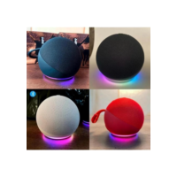 ORIGINAL-Caixa de Som Bluetooth 5W com LED Colorido Portátil Compatível com Alexa Rádio FM e USB