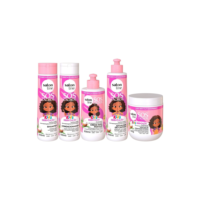 Kit Shampoo + Condicionador + Máscara + Ativador de Cachos + Creme de Pentear SOS Cachos Kids Hidratação