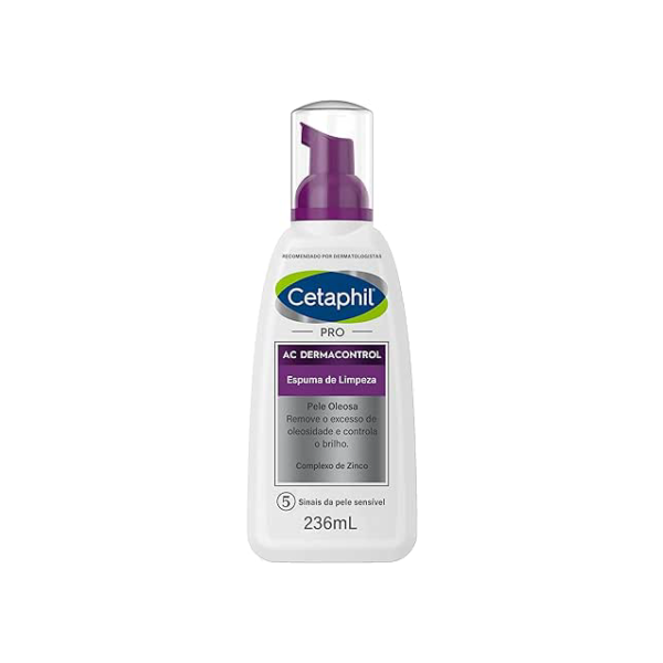 Cetaphil Pro AC Dermacontrol Espuma De Limpeza Facial Pele Oleosa 236ml