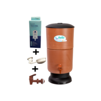 FILTRO DE BARRO 08 LITROS TOTAL - COR PRETA - LANÇAMENTO - LINHA COLOR - NOVIDADE NO MERCADO