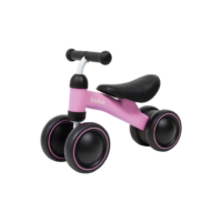 bicicleta infantil de equilibrio sem pedal rosa buba