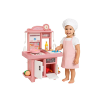 Cozinha Infantil Completa Com Luz Som E Musica Sai Água