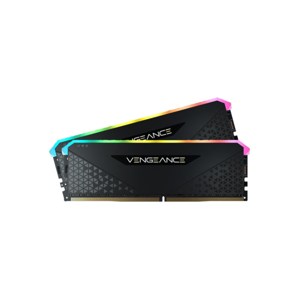 Memória RAM Corsair Vengeance RGB RS, 32GB (2x16GB), 3600MHz, DDR4, CL18, Preto - CMG32GX4M2D3600C18