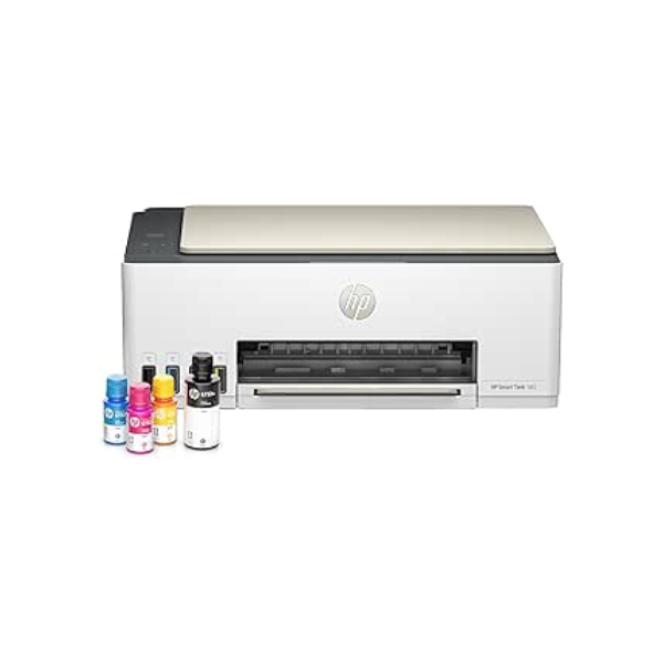 Impressora Multifuncional HP Smart Tank 583 Tanque de Tinta Colorida Wi-Fi com autorreparo, USB - Impressora, Copiadora e Scanner Cor: ‎Branco (4A8D8A)