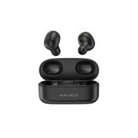 I2GO, Fone de Ouvido Sem Fio, Bluetooth 5.2, TWS, Air Pro GO 2.0, Controle Touch, Estojo de Carregamento, 20 Horas totais de Bateria, Preto, i2GO PRO