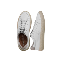 Sapatênis Creme Denim Bora | Democrata Branco