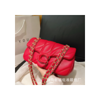 C Bag Rhombus Chain Bag High-End Sense Koujia Bolsa mensageiro de um ombro pequena quadrada