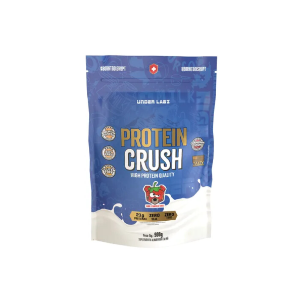 Protein Crush Refil 900g Under Labz Sabor Strawbear