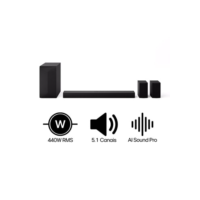 LG Home Theater Soundbar S60TR with Rear Speakers | Dolby Atmos | 3.1.3 Canais