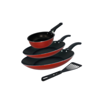 Conjunto De Frigideira 3 Peças Antiaderente Techflon Nacional