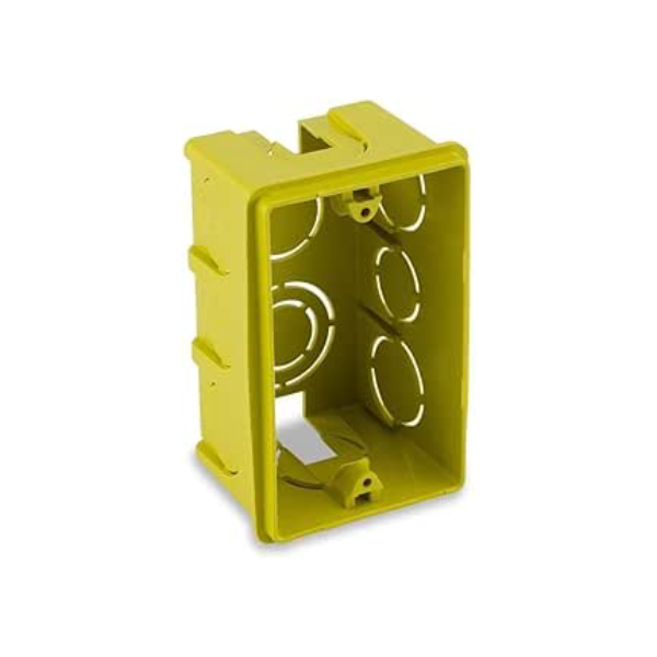 Force Line - Caixa de luz, 4X2 RETANGULAR, Amarela