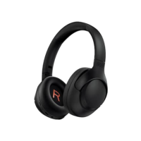 QCY H3 ANC Fone de Ouvido Bluetooth, Cancelamento de Ruído Ativo Headphone Bluetooth 5.4 Headset com Microfone, Certificação Hi-Res Audio, Conexão Multipontos, 60 horas reprodução, Preto